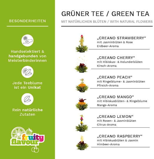 Creano Green Tea 6 Bags 190gr
