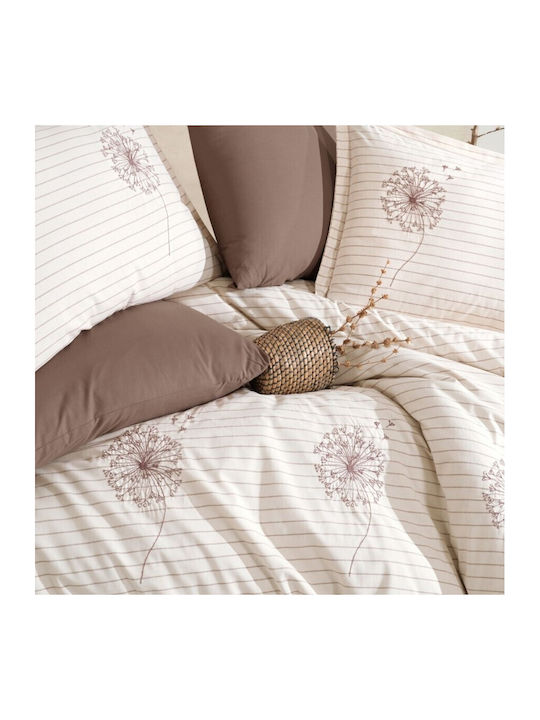 Clasy Home Set Huse Pentru Pilote 200x220cm Dublu Cu 2 Fețe De Pernă & 1 Cearceaf Veneta