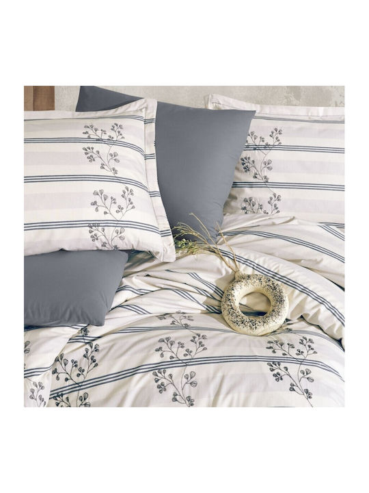 Clasy Home Set Huse Pentru Pilote 200x220cm Dublu Cu 2 Fețe De Pernă & 1 Cearceaf Bej