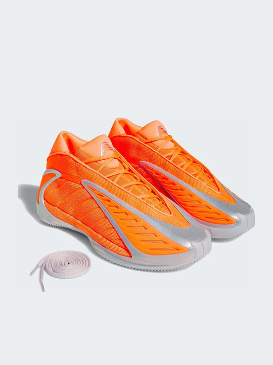 Anthony Edwards 2 All-Star High Basketball Shoes Lucid Orange Silver Metallic Grey One