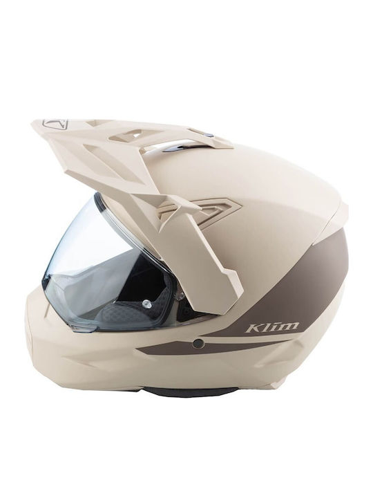 Klim X1 Alpha Matte Peyote/Teak Каска за Мотор On-Off DOT / ECE 22.06 1550гр с Pinlock
