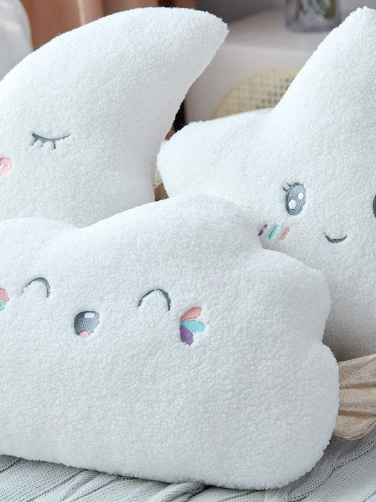 Malvys Kids Decorative White Pillow 45x40cm