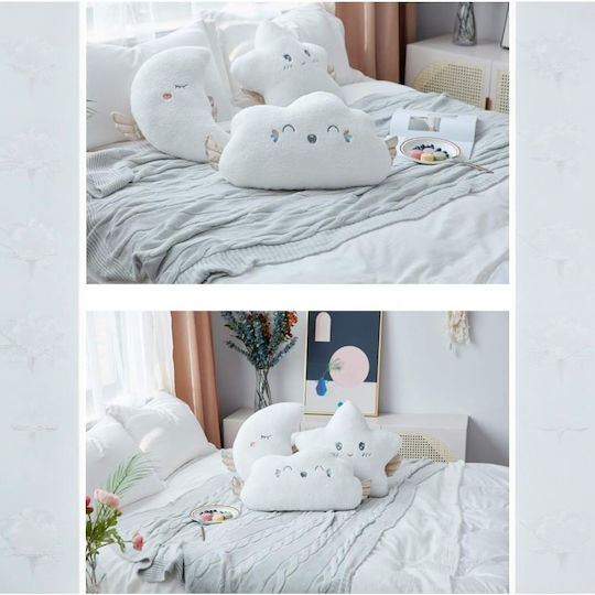 Malvys Kids Decorative White Pillow 45x40cm