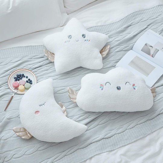 Malvys Kids Decorative White Pillow 45x40cm