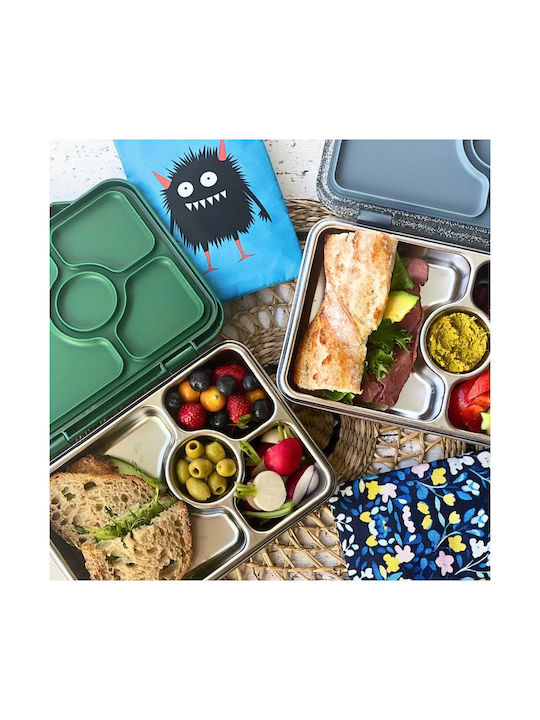 Yumbox Recipient De Mâncare Inox Gri 22.8x17.8cm