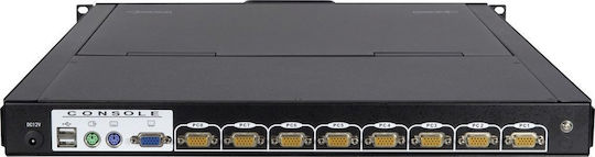 Inter-Tech 88887213 Comutator KVM și de Date cu USB / PS/2 / VGA