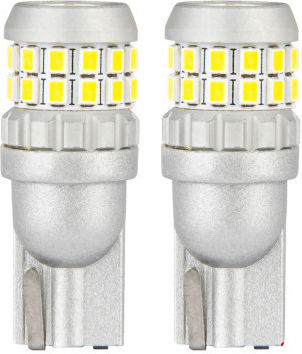 AMiO Lămpi Auto W5W / T10 Canbus LED 5500K Alb Rece 12-24V / 12V / 24V 2 bucăți