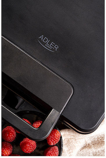 Adler Гофретник за Квадратни Гофрети 4 Места 1200W