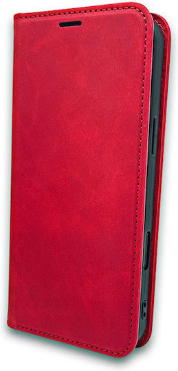 Smart Book Synthetic Leather / Silicone Red (Redmi Note 15 Pro+ / Poco M8 Pro)