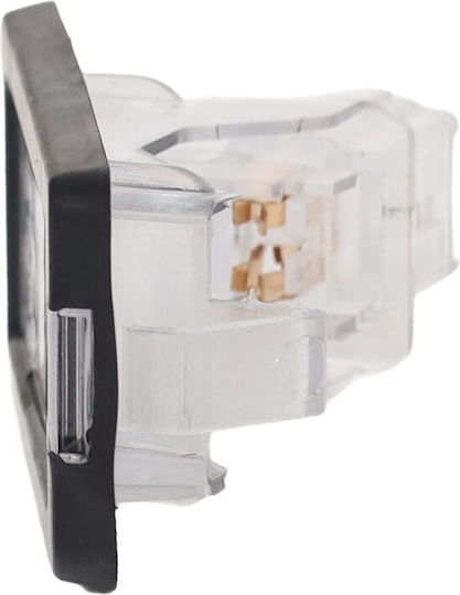 Einparts Left License Plate Lights 12V Universal Renault Captur Espace Modus Grand Modus Scenic Dacia Duster