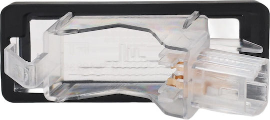 Einparts Left License Plate Lights 12V Universal Renault Captur Espace Modus Grand Modus Scenic Dacia Duster