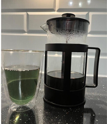 Cafetieră Cu Filtru Manual Din Oțel Inoxidabil Neagră 1lt