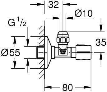 Angle Valve 1 2-3 8 22037dc0