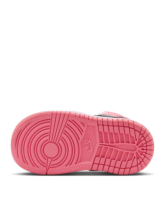 1 Mid Adidasi Copii Inalti Roz