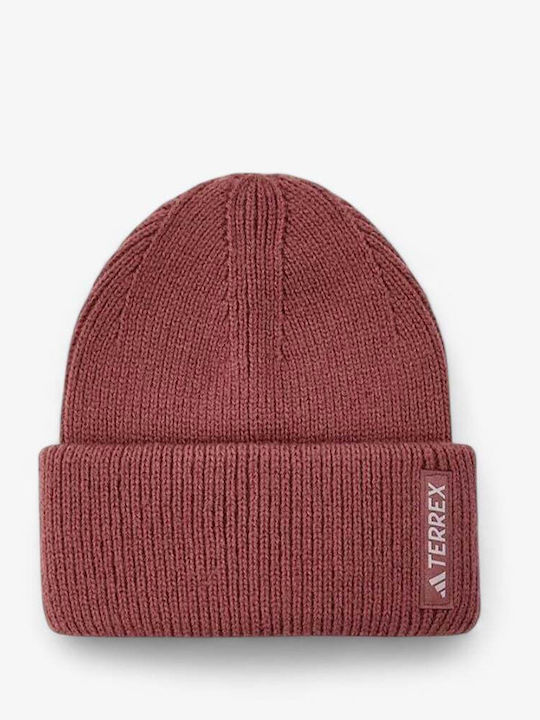 Terrex Шапка Unisex Плетена В Бордо Цвят