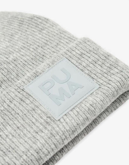 Archive Beanie Unisex Шапка Плетена В Сив Цвят