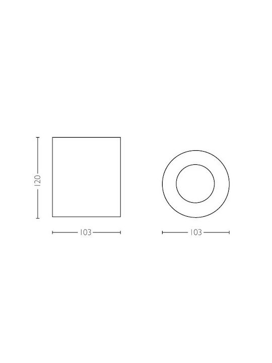 Philips Pillar Spot with 12 Lights in White Colour