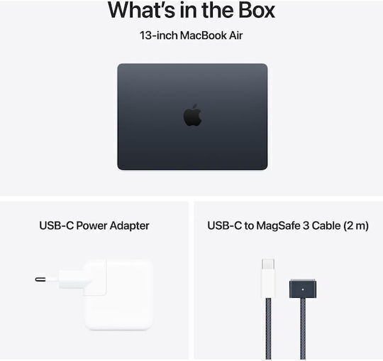 Apple MacBook Air 13.6" IPS Retina Display (M5-10-Core/16GB/1TB SSD/10-Core GPU) Midnight (International English Keyboard)