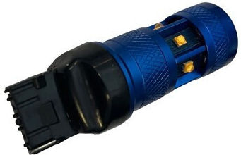 Lampa Auto T20 / W21/5W / W21W Canbus LED Galben 12-24V