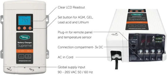 Wp Bc Battery Charger 12v/60a 3x Output