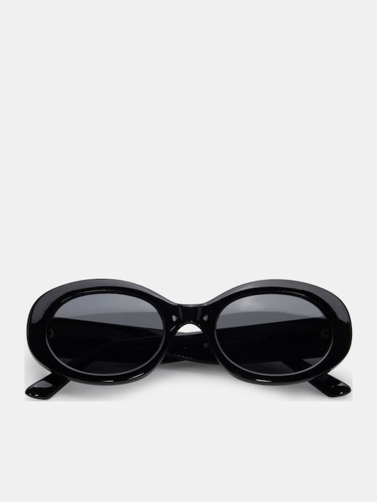 Luigi Unisex Sunglasses with Black Frame and Black Lens 4856401