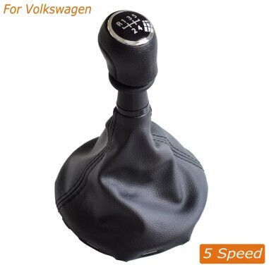 Mânere Schimbător Viteze Cu Capace Pentru Volkswagen Transporter / T5 / Passat 2003-2015 Negru