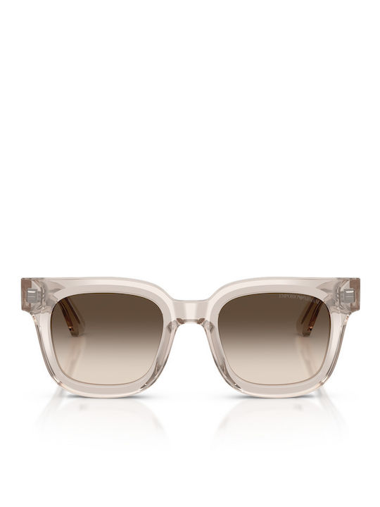Emporio Armani Women's Sunglasses with Beige Frame and Brown Lens EA4271 6363