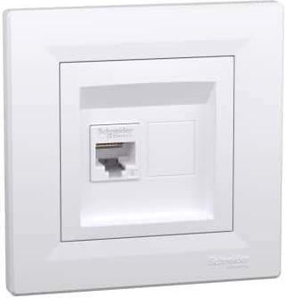 Rj45 Data Socket Cat6 Utp Schneider White Epg4700121