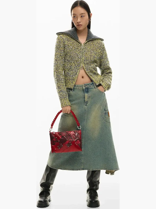 Damen Schultertasche Rote