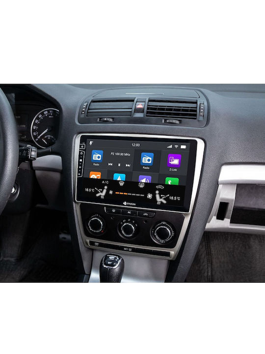 Dynavin Ηχοσύστημα Αυτοκινήτου για Skoda Octavia 2005-2013 (Bluetooth/USB/WiFi/GPS/Apple-Carplay/Android-Auto) με Οθόνη Αφής 10.1"