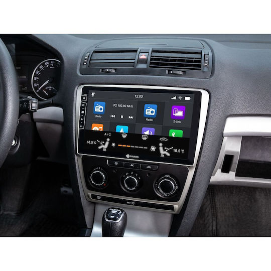 Dynavin Auto-Audiosystem für Skoda Octavia 2005-2013 (Bluetooth/USB/WiFi/GPS/Apple-Carplay/Android-Auto) mit Touchscreen 10.1"