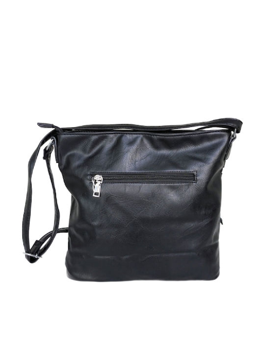 Leather Women's Black Shoulder Bag