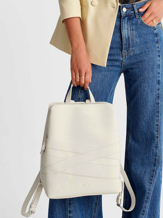 Women's Beige Backpack Bag