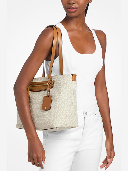 Jet Set Travel Set Fabric Women's Tote Handbag White