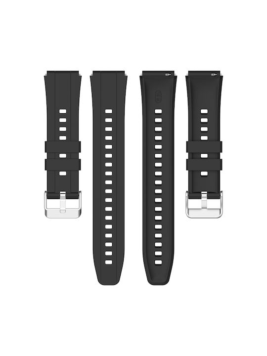 Huawei Watch Gt4 41mm Official Steps Style Silver Buckle Silicone Watch Band Pink