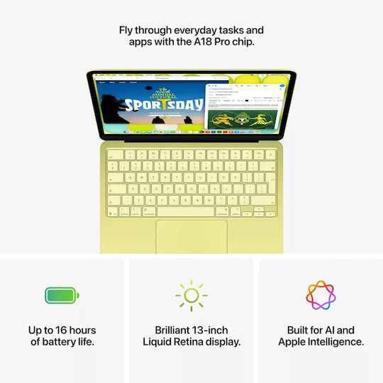 Apple MacBook Neo 13" IPS Retina Display (A18 Pro-6‑Core/8GB/256GB SSD/5‑Core GPU) Indigo (US Keyboard)