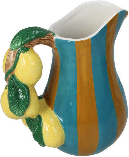 Koart Βάζο Κεραμικό Κίτρινο 19x13xΥ20cm