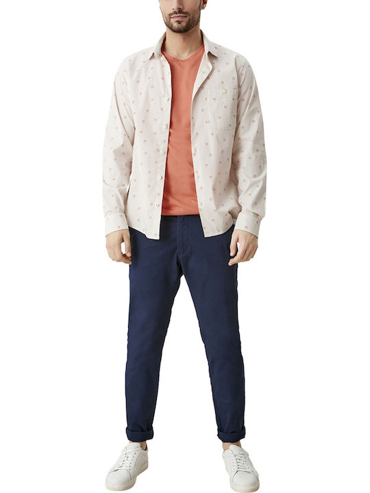 Red Label Παντελόνι Chino Ελαστικό σε Slim Εφαρμογή Navy Μπλε
