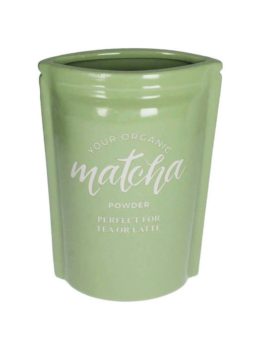Koart Decorative Ceramic Green Vase 16x9xH23cm Ceramic-Decorative-Vase