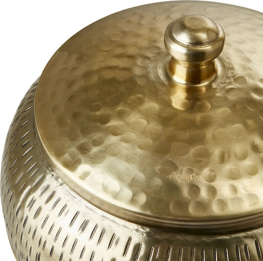 Phos & Gaia Dekorative Metallische Vase Eldorado Gold