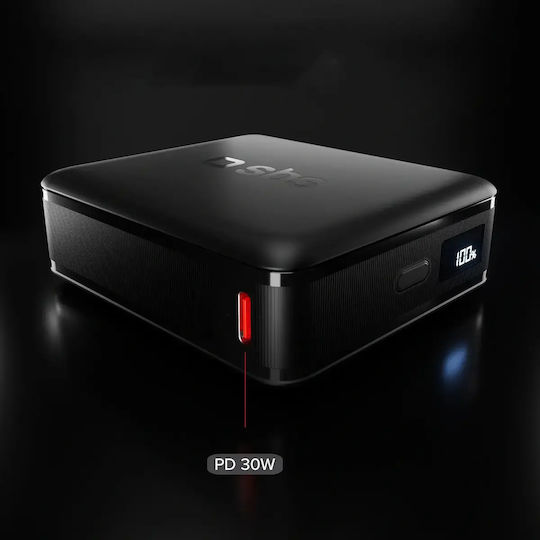 SBS High Density Power Bank 10000mAh 30W με Θύρα USB-C Μαύρο