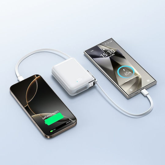 Joyroom JR-PBF27 Pro Power Bank 10000mAh 30W White