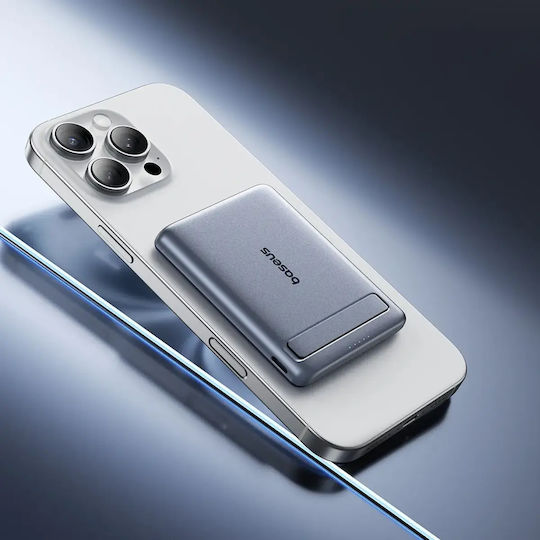 Baseus PicoGo AM31 MagSafe Power Bank 5000mAh 20W Γκρι