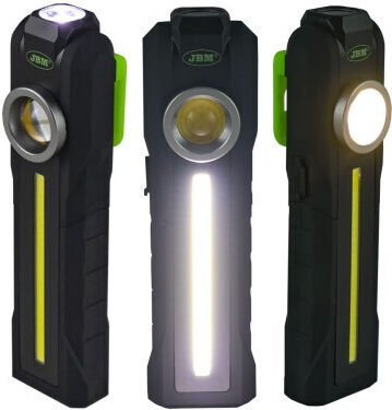 JBM Arbeits- und Baustellenbeleuchtung LED mit Helligkeit bis zu 250 Lumen