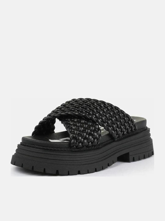 Buffalo Sandals Black