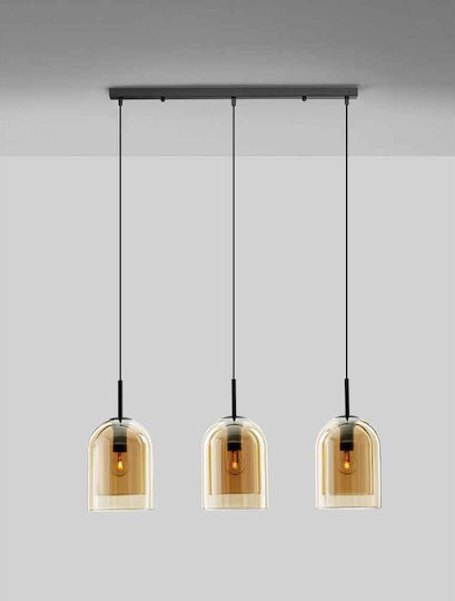 Nova Luce Висящо Таванно Осветително Тяло Черно 18x12x158см Nova Luce Висящо Таванно Осветително Тяло Черно 18x12x158см