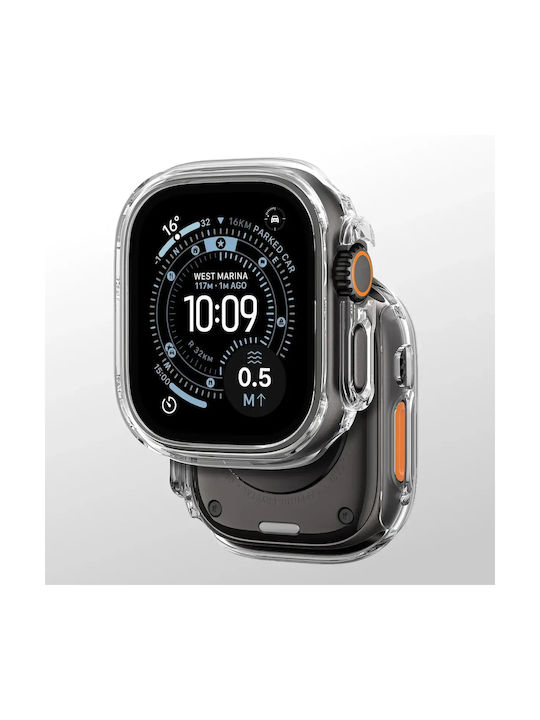 AmazingThing Πλαστική Θήκη σε Διάφανο χρώμα για Apple Watch Ultra 3 49mm