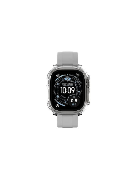 AmazingThing Πλαστική Θήκη σε Διάφανο χρώμα για Apple Watch Ultra 3 49mm