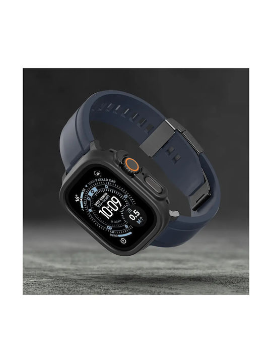 AmazingThing Plastic Case in Black color for Apple Watch Ultra 3 49mm