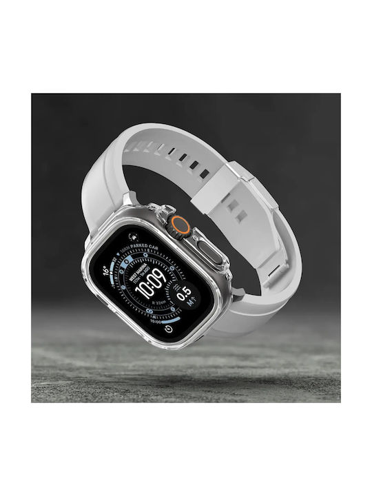 AmazingThing Πλαστική Θήκη σε Διάφανο χρώμα για Apple Watch Ultra 3 49mm